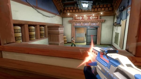 VALORANT_ゲーム中に撃ち合い画面