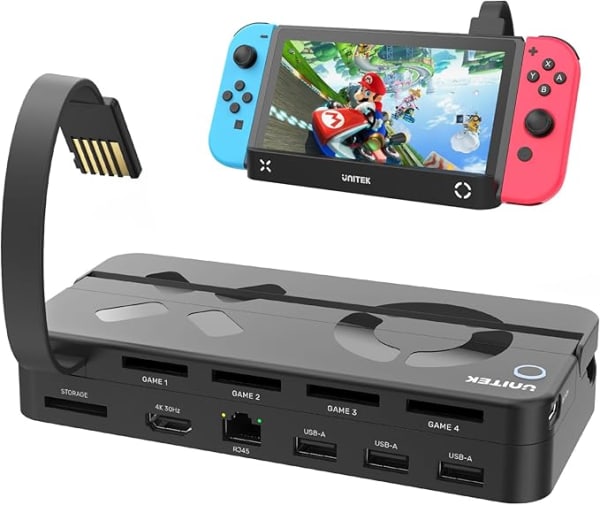 4スロットのSwitchカードリーダー 切り替え器