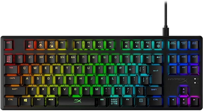 HyperX_日本語配列のゲーミングキーボード